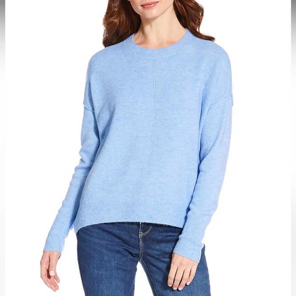 Vince Camuto Light Blue Crew Neck Sweater